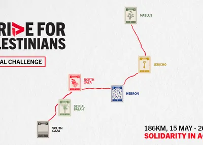 Stride for Palestinians design