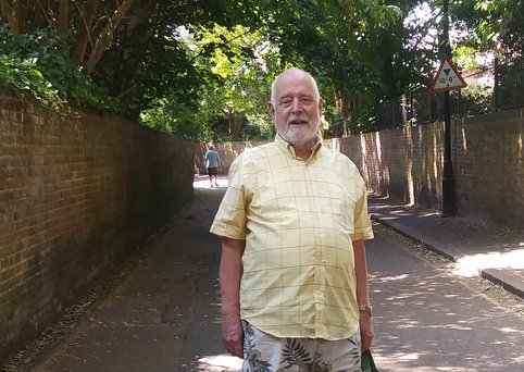 MAP legacy supporter John out for a walk