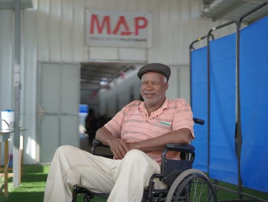 Since the launch of the polyclinic’s services, Hasan has never stopped visiting. He receives comprehensive care for diabetic foot that helps improve his daily life.