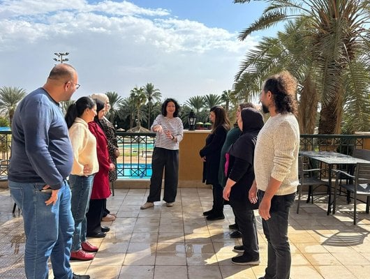 Workshop for MAP's local partners in the West Bank.