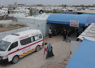 Photo of MAP's Solidarity Polyclinic in Deir al-Balah.