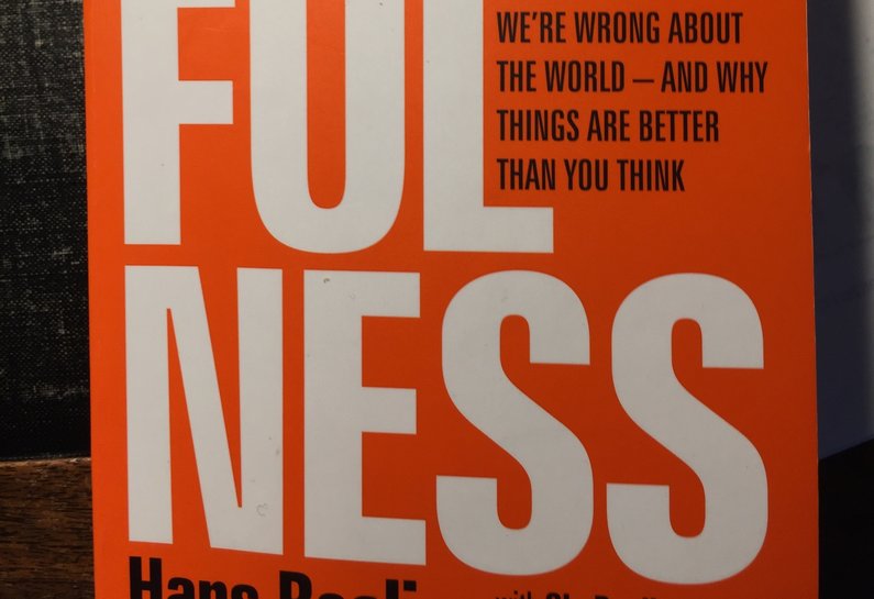 FACTFULNESS by a fellow medic, Hans Rosling book cover